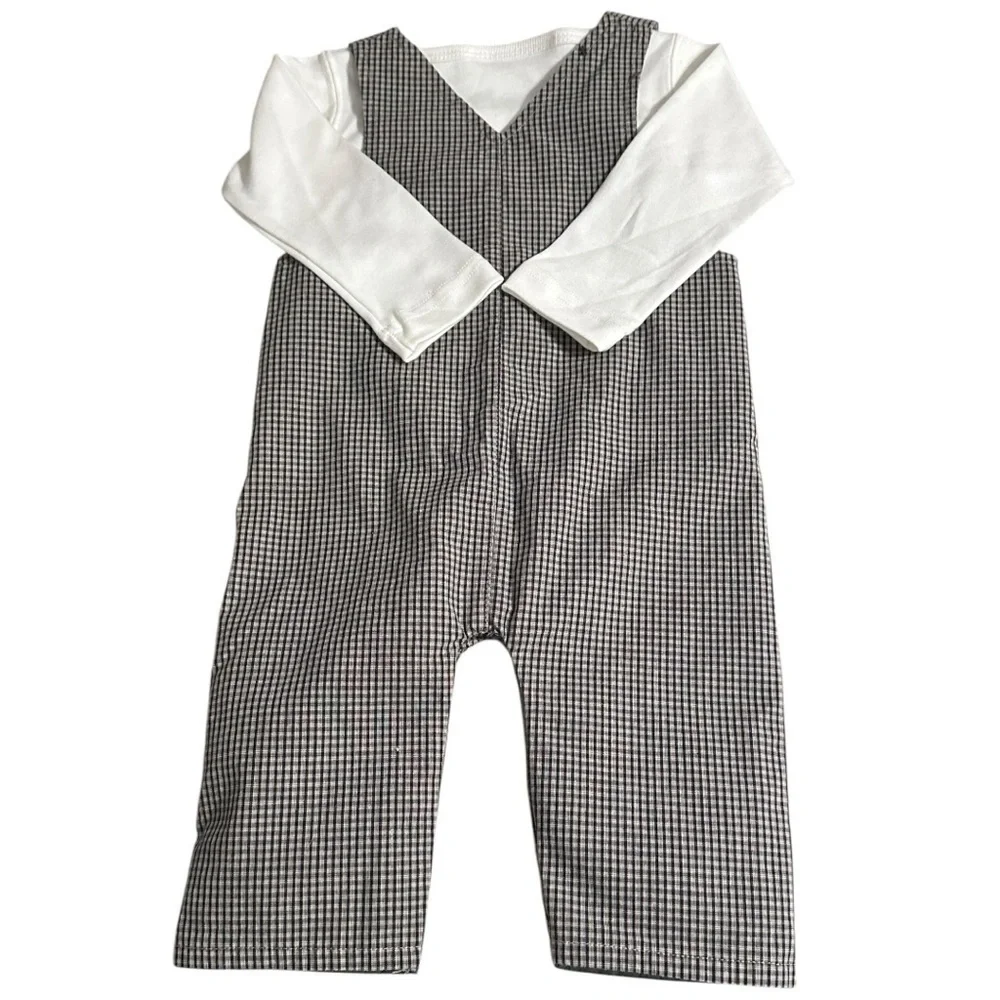 FAO Schwartz / Hanna Kate Long Sleeve Romper Set 6 Months